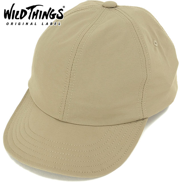 ワイルドシングス WILD THINGS サプレックスキャップ [WT25019SL SS25] SUPPLEX CAP メンズ・レディース 帽子 フリーサイズ 撥水 アウトドア BEIGE 正規取扱店