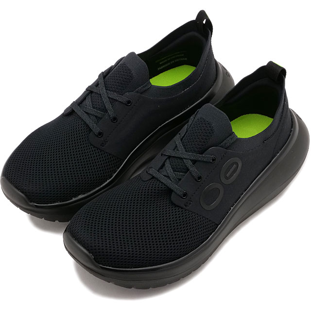 【6か月保証】ウーフォス OOFOS リカバリーシューズ ウィメンズ ウーマイ ストライド [2000920052251 SS25] Women's OOmy Stride レディース 靴 スニーカー 疲労回復 アフタースポーツ Black/Black 正規取扱店