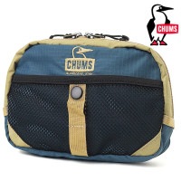 チャムス CHUMS スプリングデールポーチ [CH60-3753 SS25] Spring Dale Pouch メンズ・レディース 小物入れ 化粧ポーチ アクセサリーポーチ Blue/Beige 