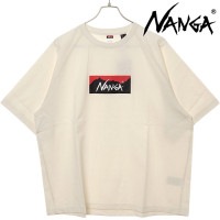ナンガ NANGA エコハイブリッド ボックスロゴ ルーズフィットTシャツ [N2500-1M025Z SS25] ECO HYBRID BOX LOGO LOOSE FIT TEE メンズ トップス