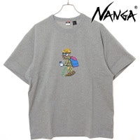 【25％OFF／SALE】ナンガ NANGA エコハイブリッドTシャツ アウトドアおじさんプリント [N2500-1M024Z SS25] ECO HYBRID TEE（ODM PT） メンズ トップ