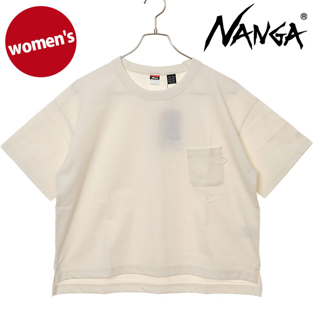 ナンガ NANGA エコハイブリッドTシャツ ウィメンズ [N2501-1M033B SS25] ECO HYBRID TEE W レディース トップス 半袖 ショート丈 アウトドア WHT 【メール便配送】 正規取扱店