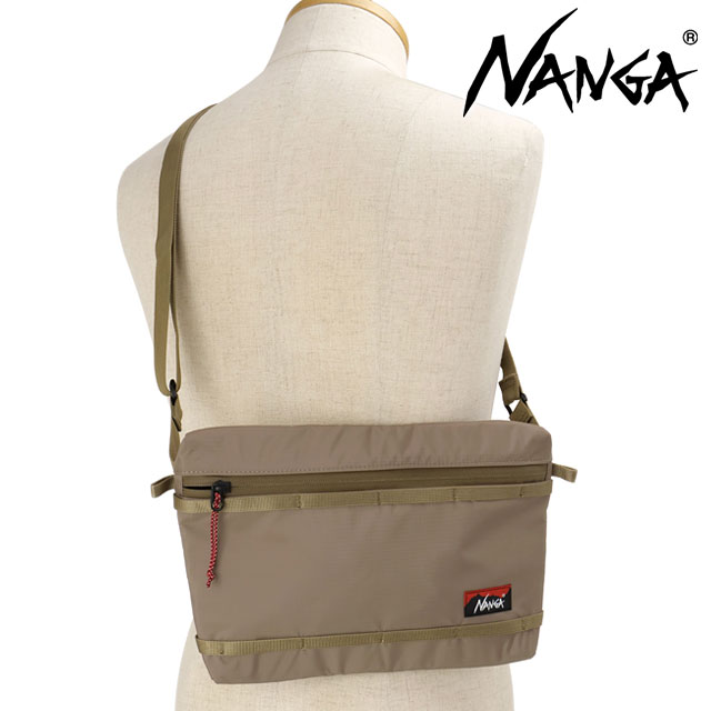 ナンガ NANGA オーロラテックス サコッシュ [NA2441-3A199 SS25] AURORA TEX SACOCHE メンズ・レディース 鞄 ショルダーバッグ アウトドア CYT 正規取扱店