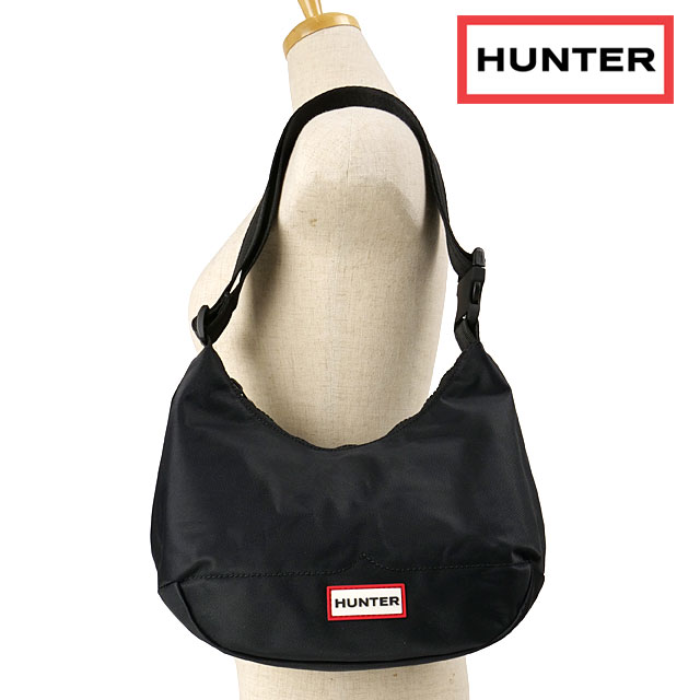 ハンター HUNTER ナイロンミニホボ [UBS3600KBM-BLK SS24] nylon mini hobo メンズ・レディース 鞄 ショルダーバッグ ミニバッグ black 正規取扱店