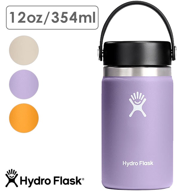 ハイドロフラスク Hydro Flask ハイドレーション ワイドマウス 354ml [8900140 FW24] HYDRATION 12oz WIDE MOUTH メンズ・レディース ステンレスボトル 水筒 直飲み 保温 保冷 アウトドア オフィス ジム ハワイ 正規取扱店