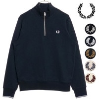 フレッドペリー FRED PERRY ハーフジップ スウェットシャツ [M3574] HALF ZIP SWEATSHIRT メンズ トップス トレーナー プルオーバー 長袖 当店激オシ 正規取扱店|
