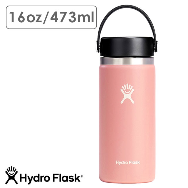 限定カラー ハイドロフラスク Hydro Flask ハイドレーション ワイドマウス 473ml [8900150044251 SS25] HYDRATION 16oz WIDE MOUTH メンズ・レディース ステンレスボトル 水筒 直飲み 保温 保冷 アウトドア オフィス ジム ハワイ Grapefruit 正規取扱店