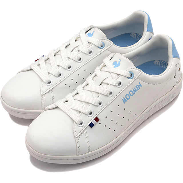 ルコック le coq sportif スニーカー LA ローラン SL MM [LU5SSN27LZ SS25] LA ROLAND SL MM レディース 靴 シューズ ムーミンコラボ WHWH ホワイト/ホワイト 正規取扱店