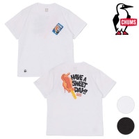 チャムス CHUMS ハブアスイートデイ!! ドライTシャツ [CH01-2536 SS25] M Have A Sweet Day!! Dry T-Shirt メンズ トップス 半袖 UVカット 遮