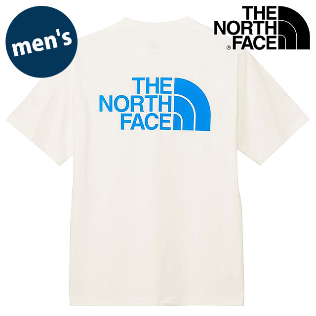 ザ・ノース・フェイス THE NORTH FACE ショートスリーブフラッシュドライカラースキームコットンティー [NT32548-W] S/S FD Color Scheme Cotton Tee メンズ TNF 半袖Tシャツ 吸汗速乾 ホワイト 【メール便配送】