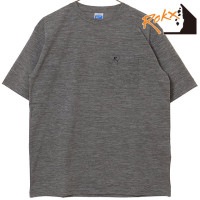 【SALE】ロックス ROKX エムジー スピリットTシャツ [RXMS254211 SS25] MG SPIRIT TEE メンズ トップス 半袖 ポケットTシャツ GREY 【メール便配送】 正規