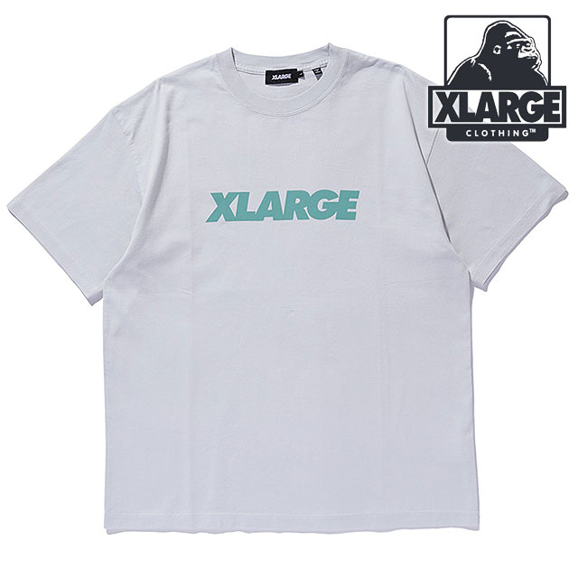 エクストララージ XLARGE スタンダードロゴ ショートスリーブTシャツ [101252011011 SU25] STANDARD LOGO S/S TEE メンズ x-large エックスラージ カットソー 半袖 GREY 【メール便配送】
