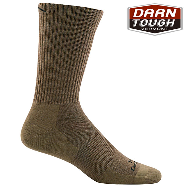 生涯保証 ダーンタフ DARN TOUGH ソックス タクティカル マイクロクルー ライトウェイト [19444018 SS25] T4018 Tactical Micro Crew Lightweight メンズ 破れにくい靴下 アメリカ製 クルー丈 アウトドア Coyote-Brown 【メール便配送】 正規取扱店