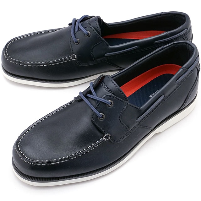 ロックポート ROCKPORT デッキシューズ サウスポート ボートシュー [RMF-B25S31W SS25] SOUTH PORT BOAT SHOE メンズ 靴 シューズ ローファー カジュアルシューズ DARK-BLUE 正規取扱店