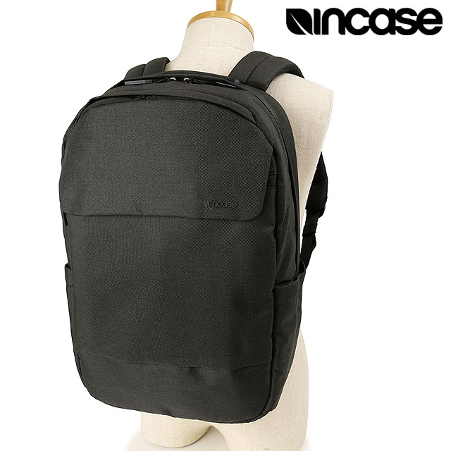 インケース Incase クロスタウン コンパクト バックパック [137243053005 FW24] Crosstown Compact Backpack メンズ・レディース 鞄 リュック デイパック ビジネス Black 正規取扱店
