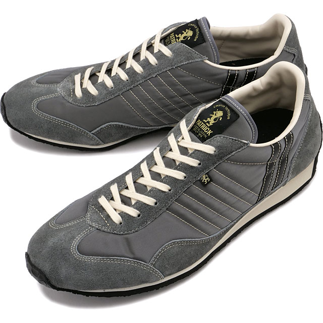 【美品】PATRICK スタジアム　スニーカー41　　25.5〜26.0相当 PATRICK】 パトリック STADIUM スタジアム STADIUM 23130 WH/GY