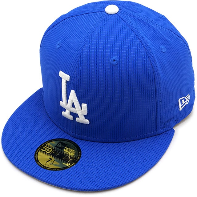 ニューエラ NEW ERA OUTDOOR キャップ ロサンゼルス・ドジャース [14392288 SS25] 59FIFTY TECH AIR 帽子 MLB 撥水 ロイヤル