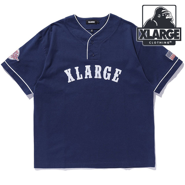 エクストララージ XLARGE ベースボール ショートスリーブTシャツ