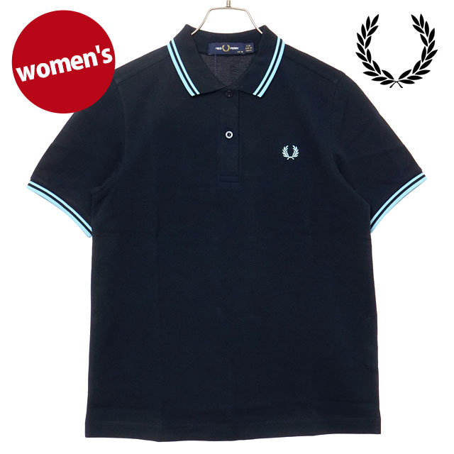 FRED PERRY ポロシャツ Sサイズ 青　フレッドペリー フレッドペリー FRED PERRY ポロシャツ ツイン ティップド