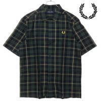 フレッドペリー FRED PERRY タータン ツイル ショートスリーブシャツ [M9896-608 SS25Q2] TARTAN TWILL SHORT SLEEVE SHIRT メンズ トップス 