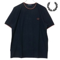 【30％OFF／SALE】フレッドペリー FRED PERRY クレープ ピケ Tシャツ [M8585-795 SS25Q2] CREPE PIQUE T-SHIRT メンズ トップス 半袖 鹿の子 