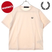 フレッドペリー FRED PERRY クルーネックTシャツ [G1142-W12 SS25Q2] CREW NECK T-SHIRT レディース トップス 半袖 コットンジャージー SILKY-PEA