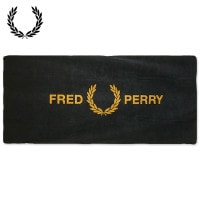 եåɥڥ꡼ FRED PERRY FLP [MS7705-U12 SS25Q2] FLP TOWEL 󥺡ǥ Ƚ ѥ BLACK/DK-CARAMEL 谷Ź