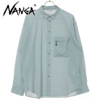 ナンガ NANGA PLCエクスカーションシャツ [N2500-1I402A SS25] PLC EXCURSION SHIRT メンズ トップス 長袖シャツ パッカブル I.GRY【メール便配送】 