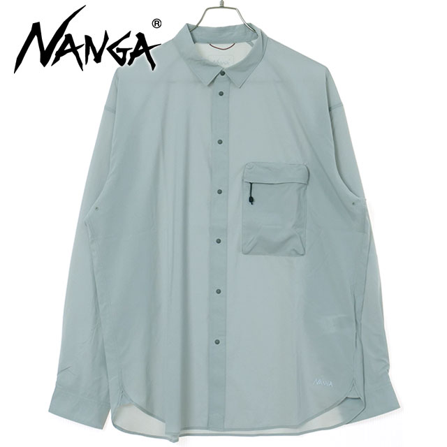 NANGA ナンガ PLC エクスカーション Tシャツ Mサイズ グリーン NANGA