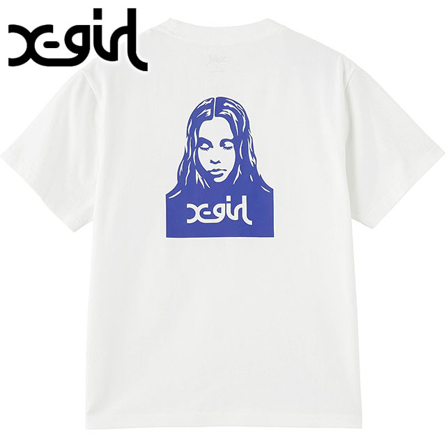 エックスガール X-girl フェイス ショートスリーブTシャツ
