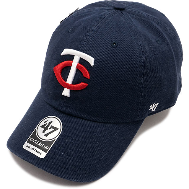 フォーティーセブン '47 キャップ クリーンナップ ミネソタ・ツインズ [14751195] '47 CLEAN UP TWINS メンズ・レディース 帽子 MLB サイズ調整可能 NAVY 正規取扱店