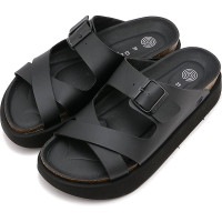 【SALE】ジェニュインズ GENUINS サンダル コリナ [G104818JT SS25] CORINA レディース 靴 コンフォートサンダル VEGAN-BLACK 正規取扱店【ts】|GENU