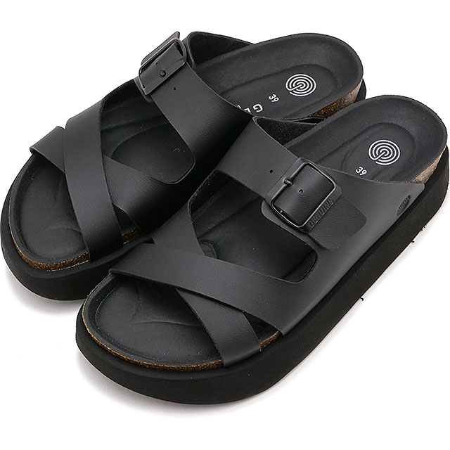 【SALE】ジェニュインズ GENUINS サンダル コリナ [G104818JT SS25] CORINA レディース 靴 コンフォートサンダル VEGAN-BLACK 正規取扱店【ts】