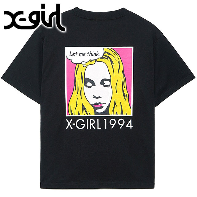 すぐ届く☆X-girl 半袖Tシャツポップフェイス 着まわし力抜群☆ エックスガール X-girl ポップフェイス ショートスリーブTシャツ