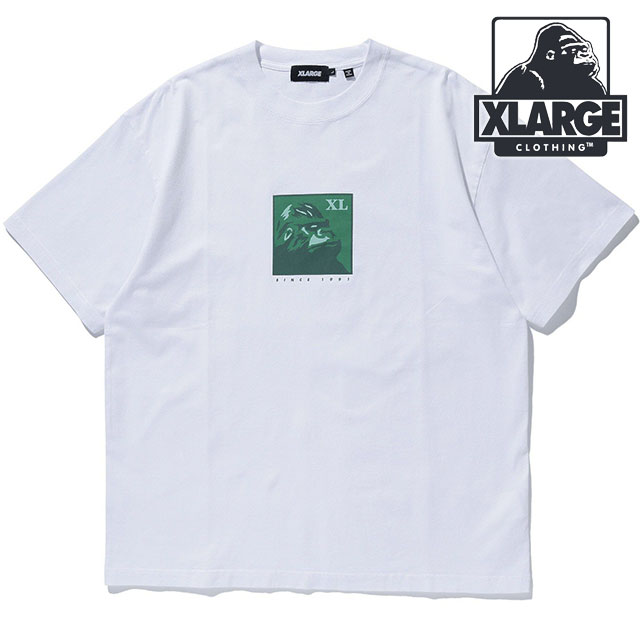 エクストララージ XLARGE ゴリラヘッズ ショートスリーブTシャツ [101252011025 SU25] GORILLA HEADS S/S TEE メンズ x-large エックスラージ カットソー 半袖 WHITE 【メール便配送】