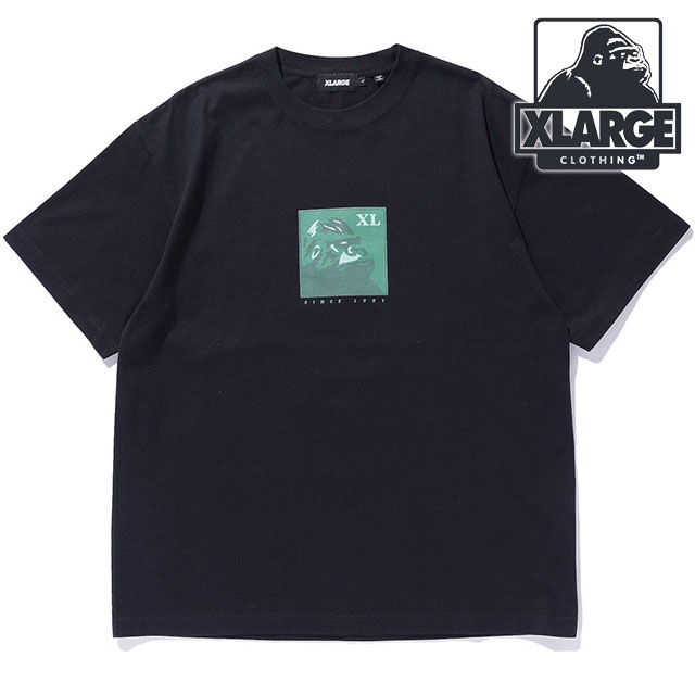 エクストララージ XLARGE ゴリラヘッズ ショートスリーブTシャツ [101252011025 SU25] GORILLA HEADS S/S TEE メンズ x-large エックスラージ カットソー 半袖 BLACK 【メール便配送】