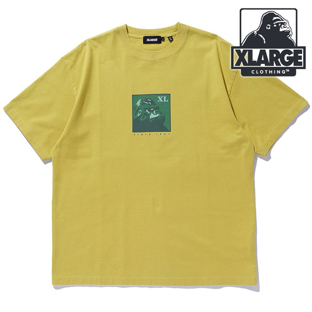 エクストララージ XLARGE ゴリラヘッズ ショートスリーブTシャツ [101252011025 SU25] GORILLA HEADS S/S TEE メンズ x-large エックスラージ カットソー 半袖 MUSTARD 【メール便配送】