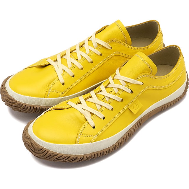 【先着で限定プレゼント！】【返品送料無料】スピングル SPINGLE スニーカー カンガルーレザー [SP110-28 SU25] SP-110 メンズ・レディース 日本製 靴 シューズ おしゃれ Yellow 正規取扱店