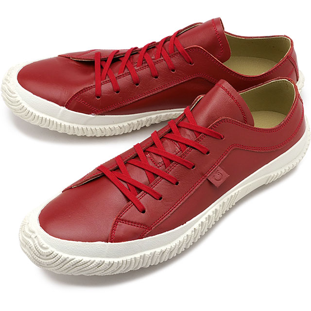 【先着で限定プレゼント！】【返品送料無料】スピングル SPINGLE スニーカー カンガルーレザー [SP110-217 SU25] SP-110 メンズ・レディース 日本製 靴 シューズ おしゃれ Deep-Red 正規取扱店