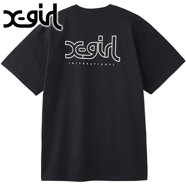 早い者勝ち S 新品 送料込 エックスガール XGIRL Tシャツ 早い者勝ち X-GIRL WORLD MAP L/S TEE メンズライクでカッコイイ