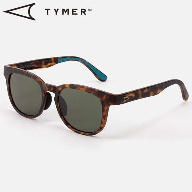 タイマー TYMER サングラス ブレイク [TY101-MTT-DGR SS25] BLAKE メンズ・レディース アイウェア ボストン ウェリントン おしゃれ Tortoise/Dark-Green 正規取扱店