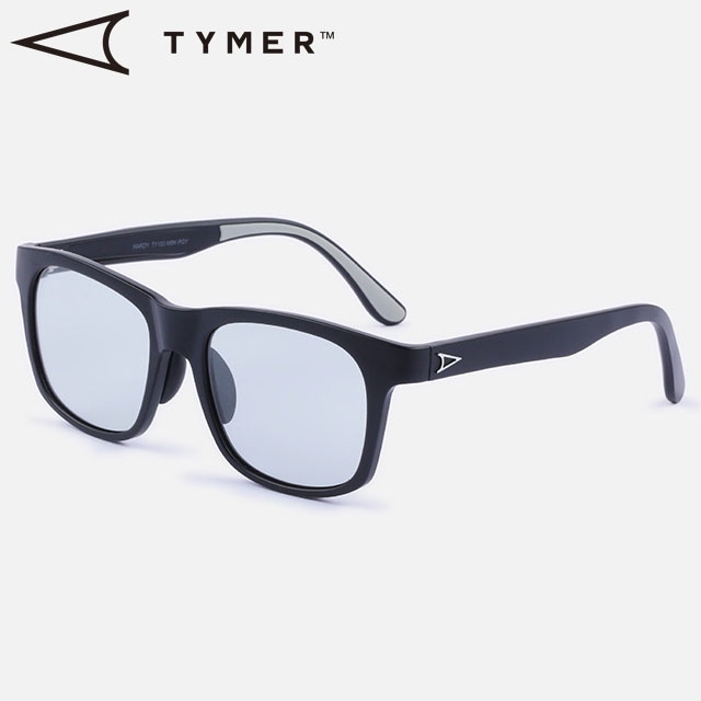 タイマー TYMER サングラス 調光レンズ ハーディ [TY102-MBK-PGY SS25] HARDY メンズ・レディース アイウェア ウェリントン おしゃれ Matt-Black/Photochromic-Grey 正規取扱店