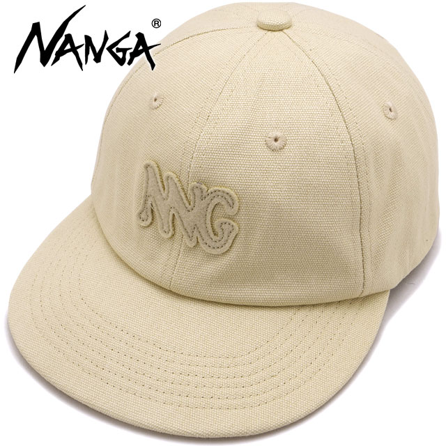 ナンガ NANGA キャンバスNNGロゴキャップ [N2502-3A204A SS25] CANVAS