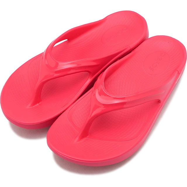 【6か月保証】ウーフォス OOFOS リカバリーサンダル ウーララ [2000070156251 SS25] OOlala レディース 靴 トングサンダル 疲労回復 アフタースポーツ NeonBerry 正規取扱店