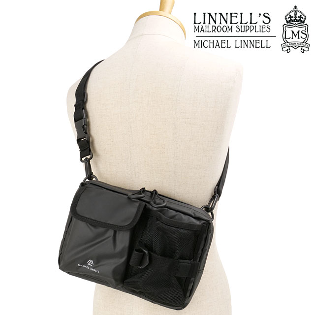 マイケルリンネル MICHAEL LINNELL ミニショルダー [MLAC-39] 4L Mini Shoulder メンズ・レディース 鞄 ショルダーバッグ 軽量撥水 A.R.M.Sシリーズ BLACK 正規取扱店