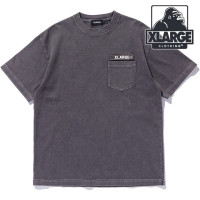 ȥ顼 XLARGE ߥ꥿꡼ ݥåȥ硼ȥ꡼T [101252011038 SU25] MILITARY POCKET S/S TEE  x-large å顼 ȥåץ åȥ Ⱦµ BLACK ڥ᡼ 谷Ź