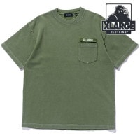 ȥ顼 XLARGE ߥ꥿꡼ ݥåȥ硼ȥ꡼T [101252011038 SU25] MILITARY POCKET S/S TEE  x-large å顼 ȥåץ åȥ Ⱦµ OLIVE ڥ᡼ 谷Ź