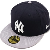 ニューエラ NEW ERA キャップ ニューヨーク・ヤンキース [14388860 SS25] 59FIFTY Duck Canvas メンズ・レディース 帽子 MLB ネイビー/グレー 正規取扱店|