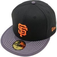 ニューエラ NEW ERA キャップ サンフランシスコ・ジャイアンツ [14388859 SS25] 59FIFTY Duck Canvas メンズ・レディース 帽子 MLB ブラック/グラファイト 