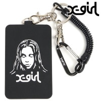 エックスガール X-girl フェイス ラバー パスケース [105224054028 SS25SPOT] FACE RUBBER PASS CASE レディース xgirl カードケース 定期入れ 